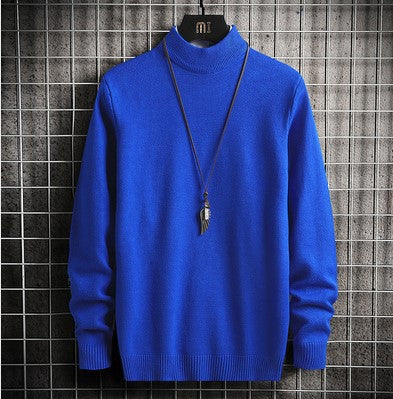 Herren warme Rollkragenpullover aus feinem Strickmaterial Aliams