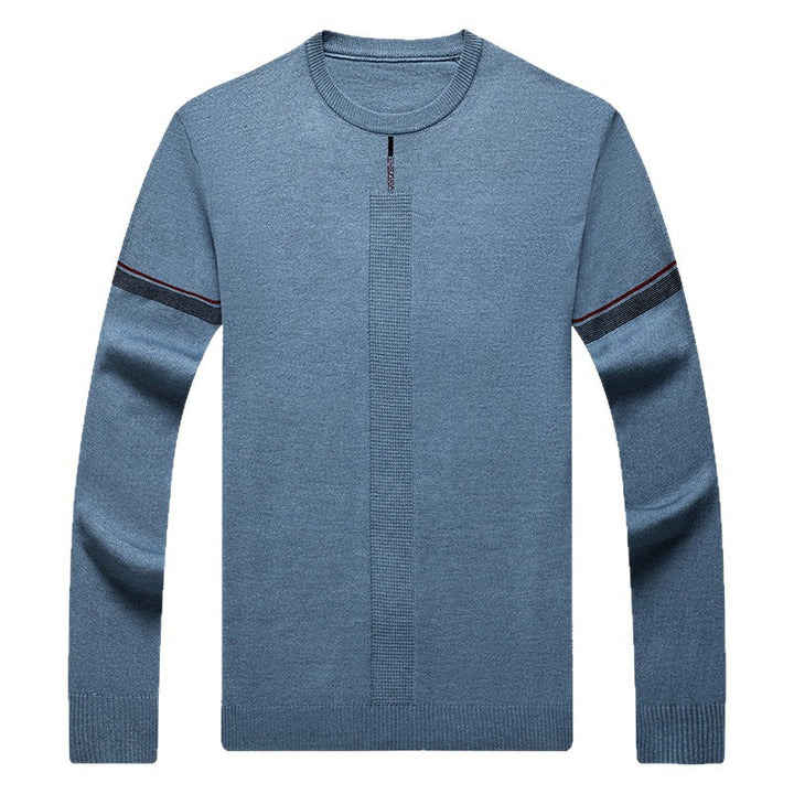 Herren hochwertiger Rundhalspullover mit strukturiertem Design Aliams