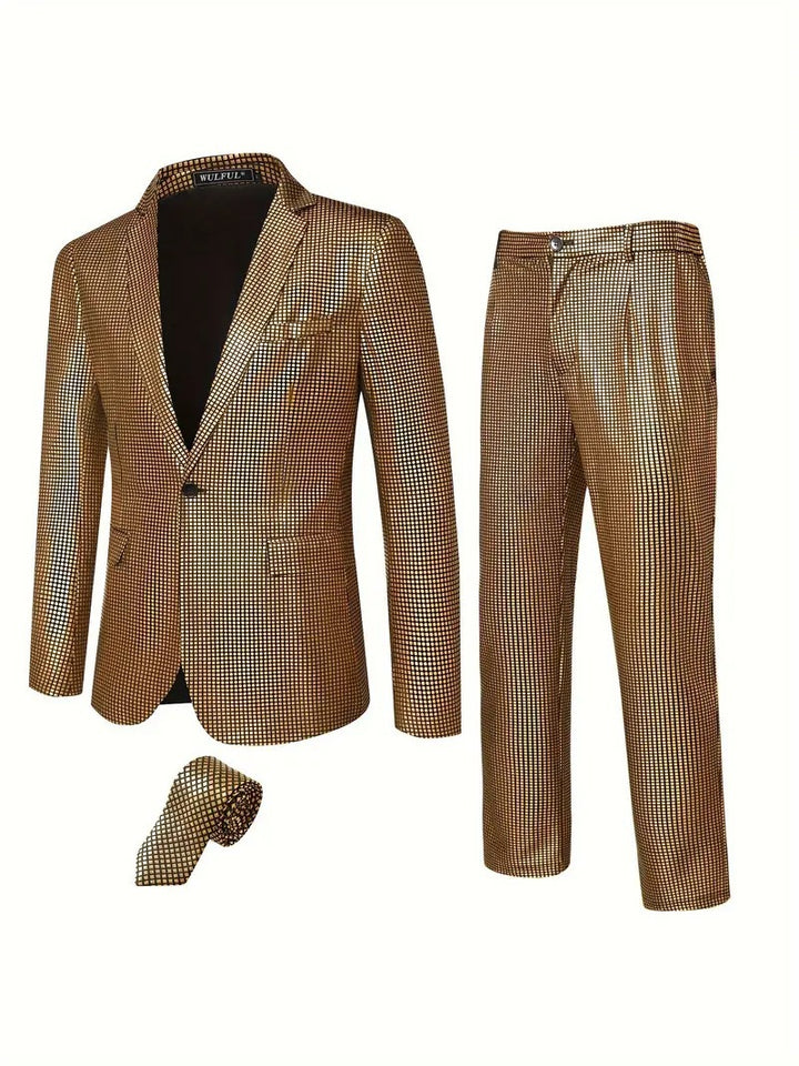 Herren Glitzerndes Anzugset Aliams