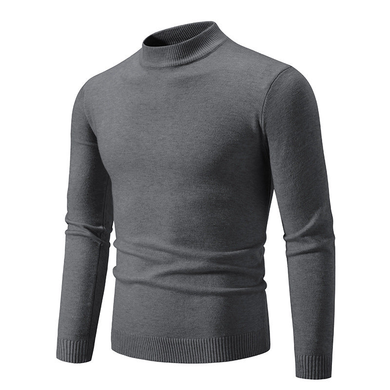 Herren Rollkragenpullover aus weichem Strickmaterial Aliams