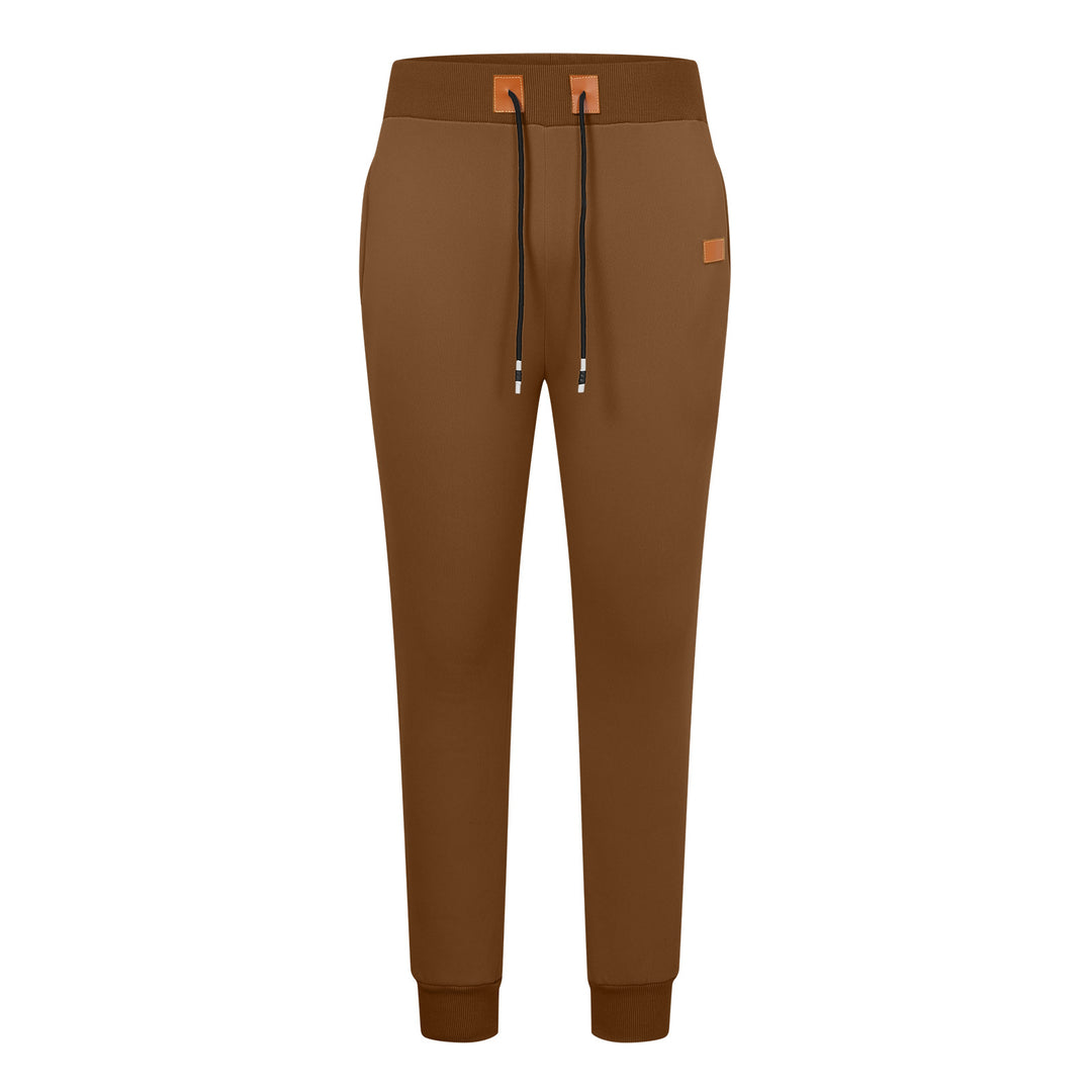 Herren Komfortable Jogginghose mit verstellbarem Bund und seitlichen Reißverschlusstaschen Aliams