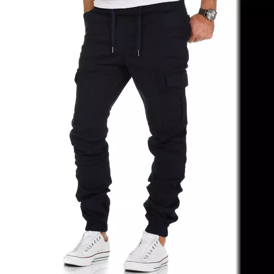 Herren Cargo-Hose mit elastischem Bund und praktischen Taschen Aliams