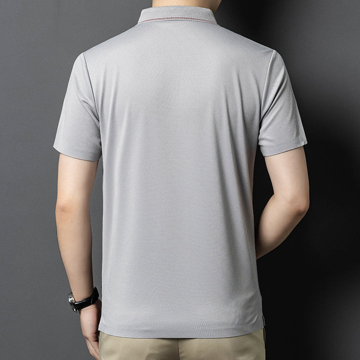 Herren Kurzarm Poloshirt mit strukturiertem Design Aliams