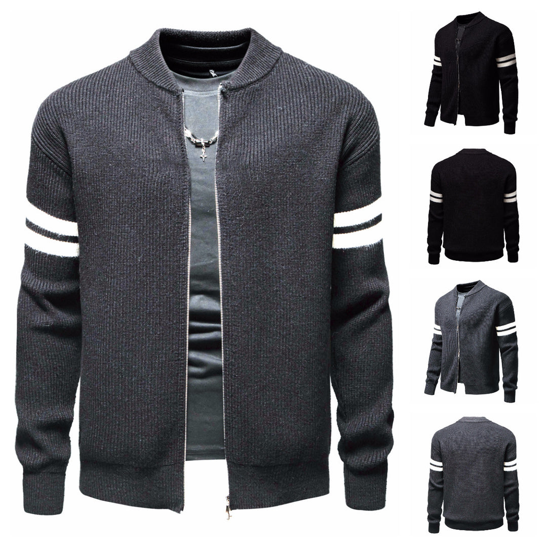 Herren Sportlicher Strickjacke Aliams