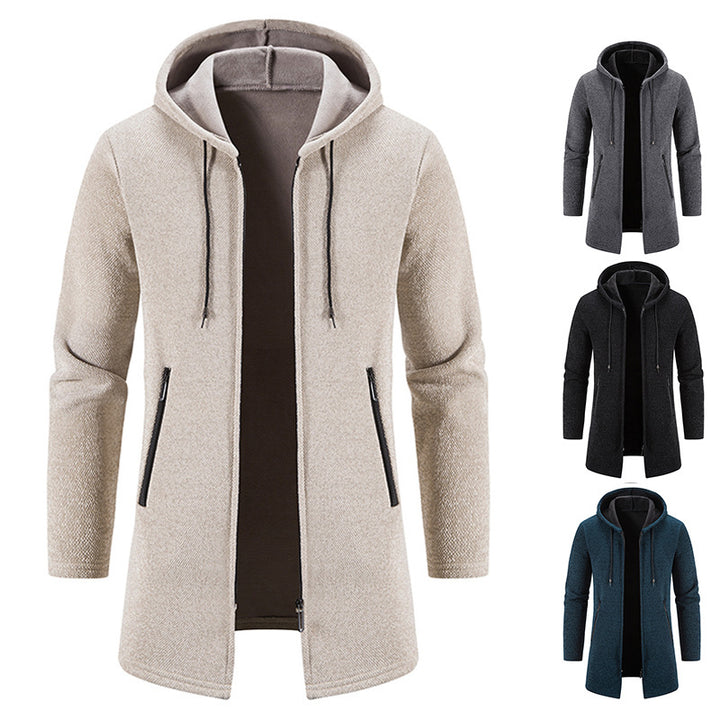 Herren elegante Freizeitjacke mit praktischen Reißverschlusstaschen Aliams