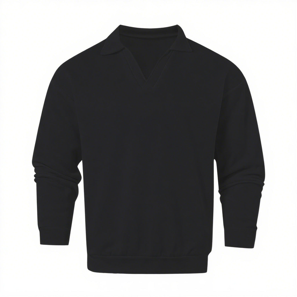 Herren Pullover mit V-Ausschnitt und Langarm Aliams