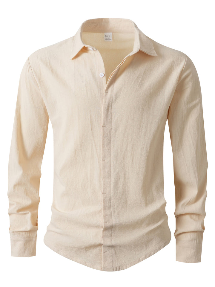 Herren Elegantes Casual-Hemd mit Slim-Fit Schnitt Aliams