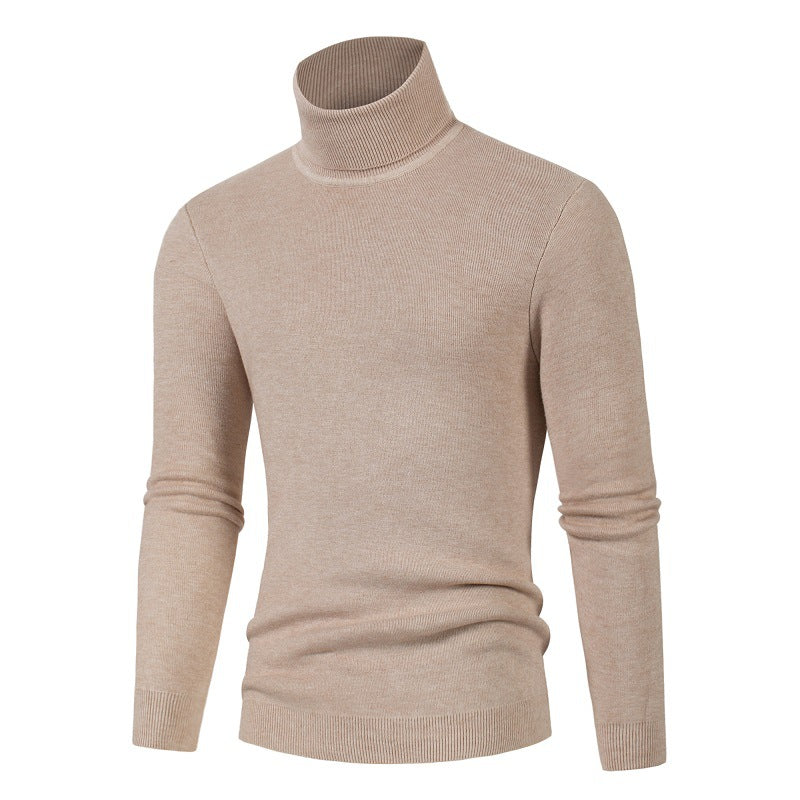 Herren Rollkragenpullover aus weichem Material Aliams