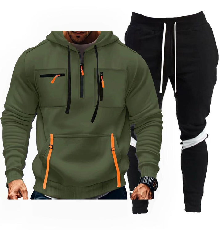 Herren sportliches Hoodie- und Jogginghosen-Set Aliams