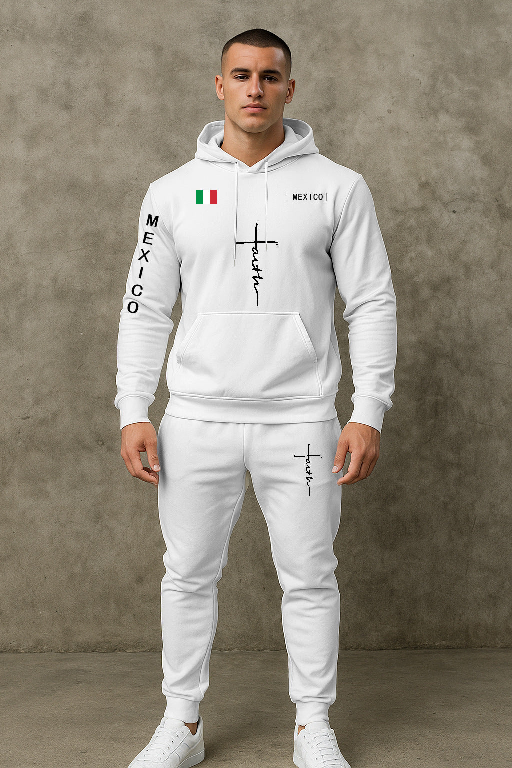 Herren Sport Hoodie und Jogginghose Set Aliams