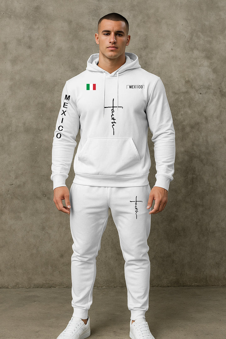 Herren Sport Hoodie und Jogginghose Set Aliams