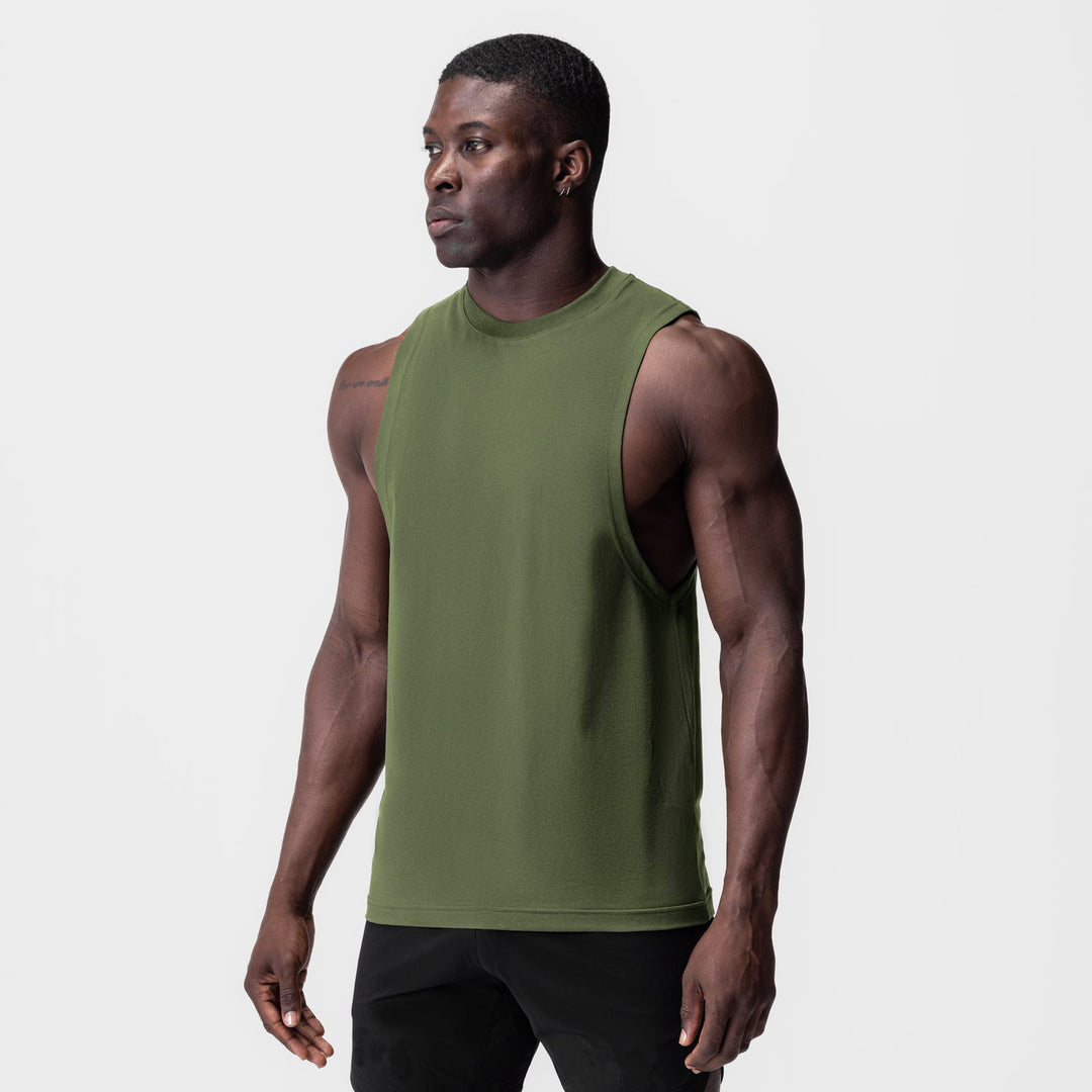 Herren Sportliches Muskelshirt mit weitem Armloch Aliams