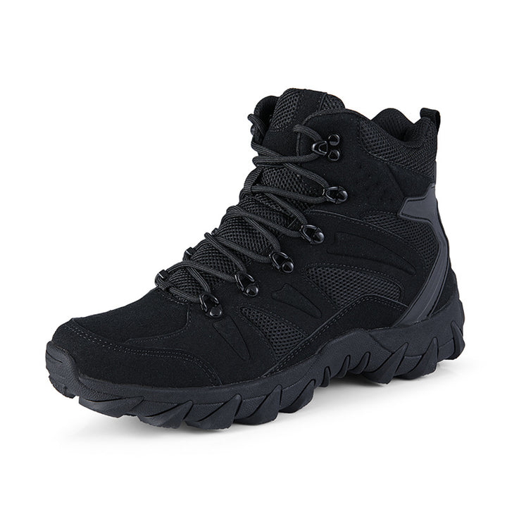 Wasserdichte Kampfstiefel Aus Leder