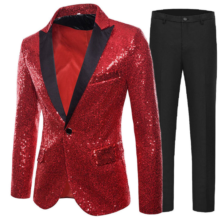 Herren Glitzer-Smokinganzug Aliams