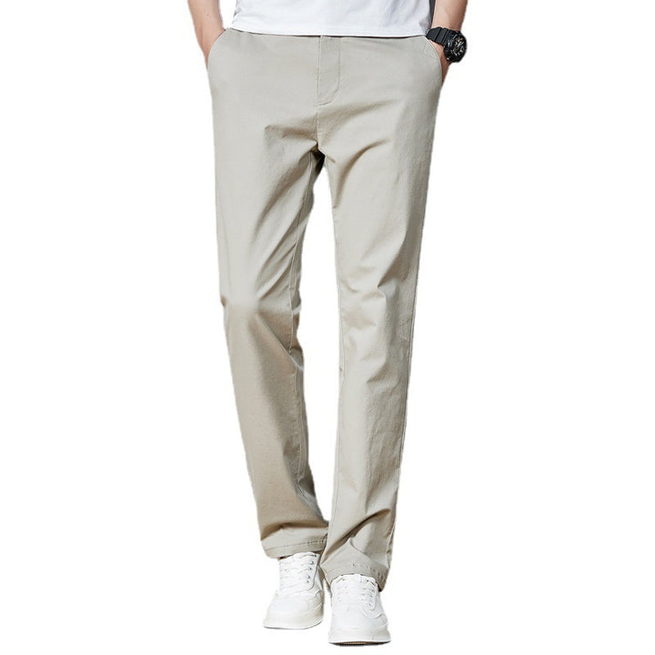 Herren schicke Business-Hose mit schmaler Passform und elastischem Bund Aliams