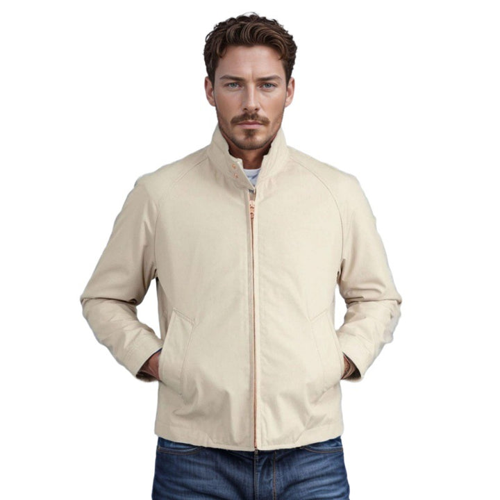 Herren sportliche Utility-Jacke mit wärmendem Innenfutter und stylischem Kragen Aliams