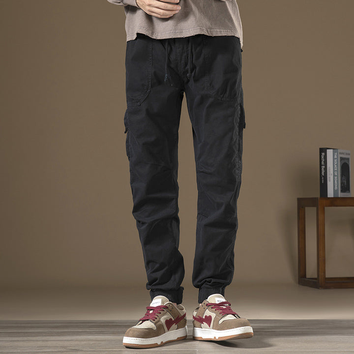 Herren Cargo-Hose mit elastischem Bund und praktischen Seitentaschen Aliams