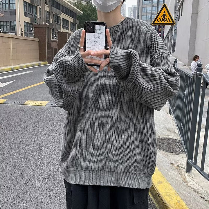 Damen Grobstrickpullover mit lässigem Schnitt Aliams