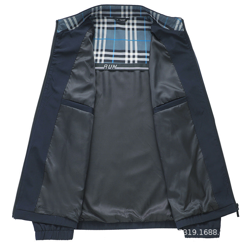 Herren Urbaner Windbreaker mit funktionalen Taschen Aliams