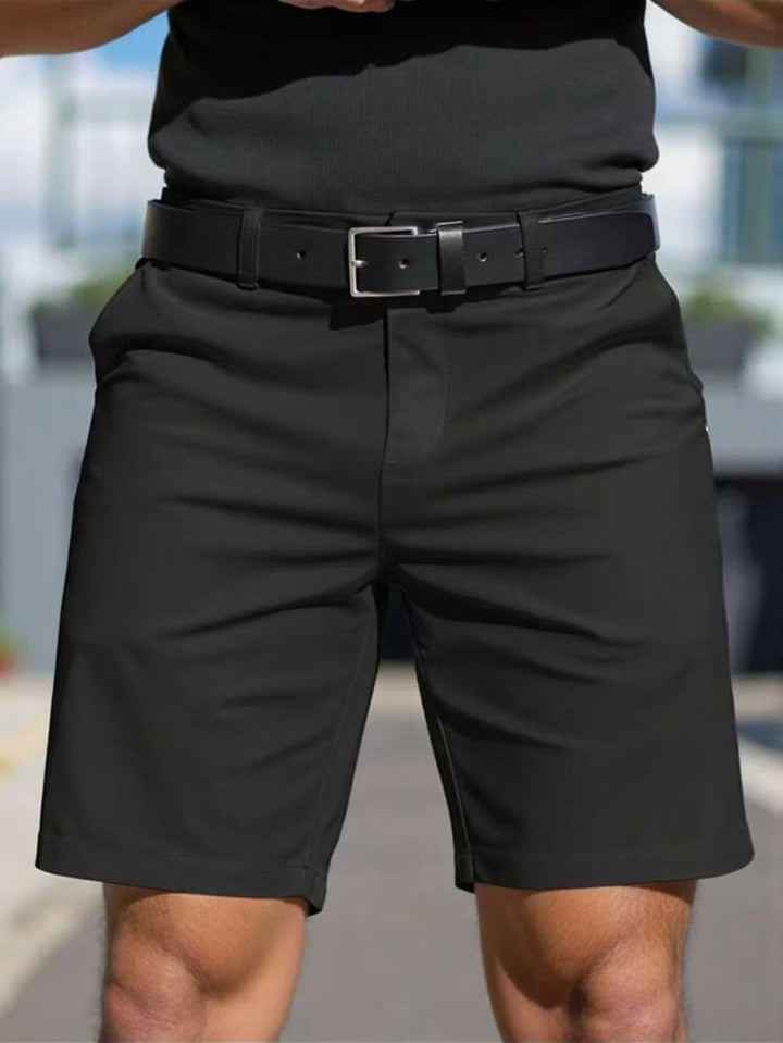 Herren multifunktionale kurze Hose mit elastischem Bund und praktischen Seitentaschen Aliams
