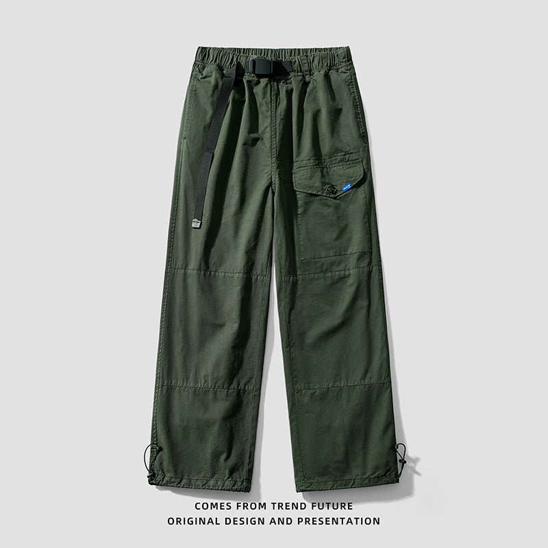 Herren Cargo-Hose mit verstellbarem Bund und praktischen Taschen Aliams