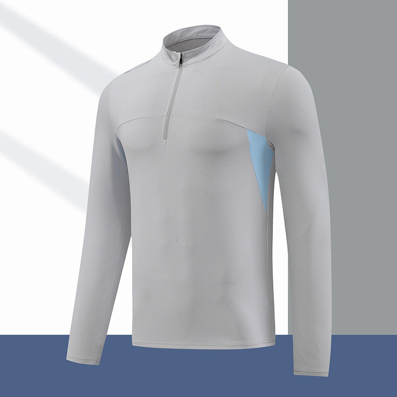 Herren Funktions-Thermoshirt mit Stehkragen und Reißverschluss Aliams