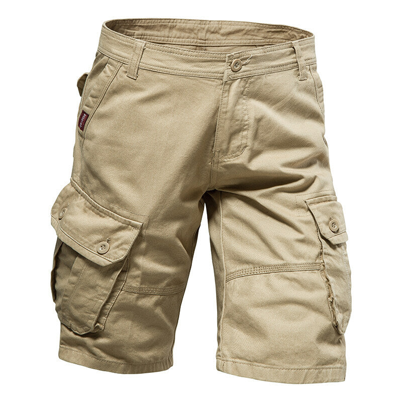 Herren Cargo-Shorts mit mehreren Taschen Aliams