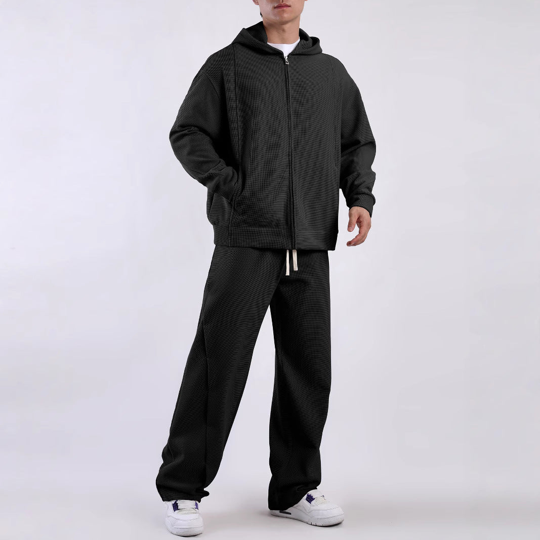 Herren Freizeitjacke mit strukturiertem Design und praktischen Taschen Aliams