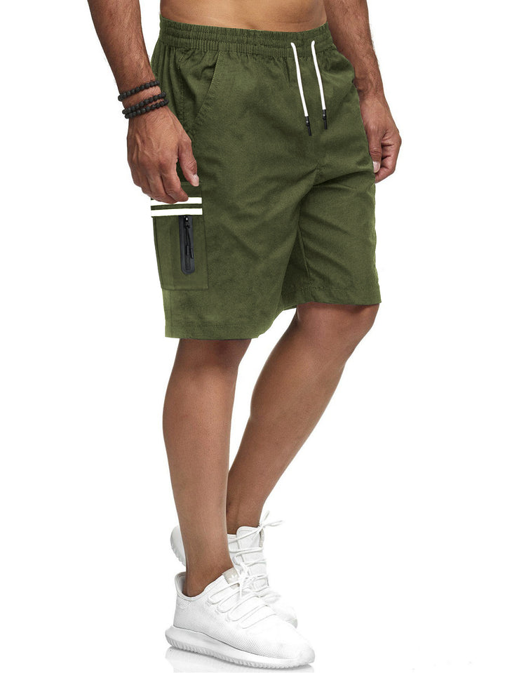 Herren Badeshorts mit praktischen Reißverschlusstaschen und elastischem Bund Aliams