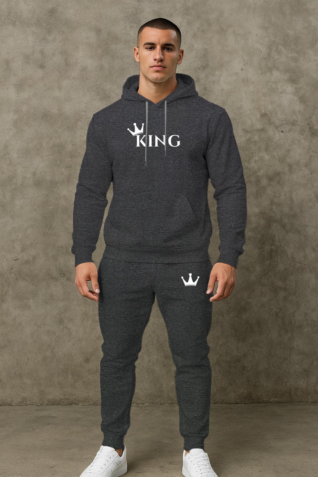 Herren hochwertiger Hoodie und Jogginghose Set Aliams