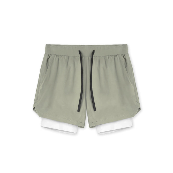 Herren Sportliche Hybrid-Shorts mit Innenfutter Aliams