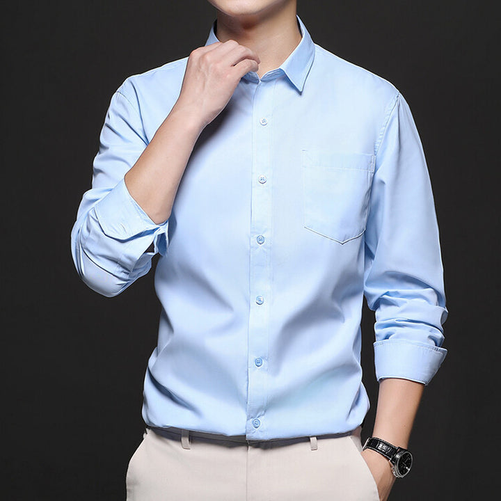 Herren elegantes Businesshemd mit atmungsaktiven Eigenschaften Aliams