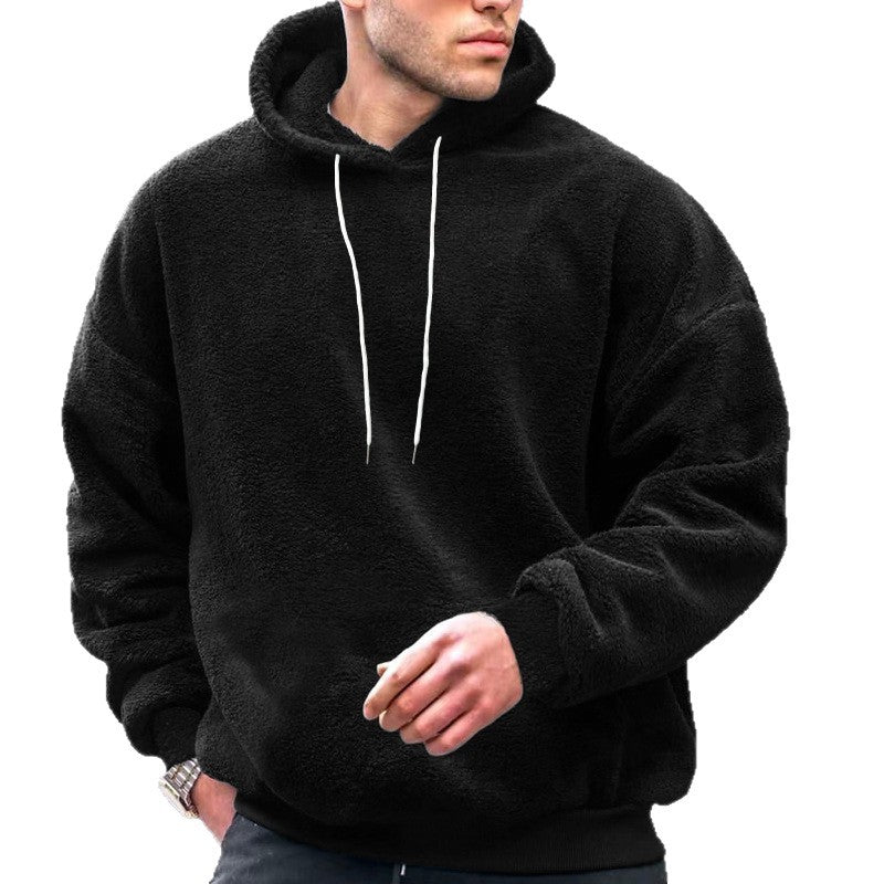 Herren Fleece-Kapuzenpullover mit weichem Innenfutter Aliams