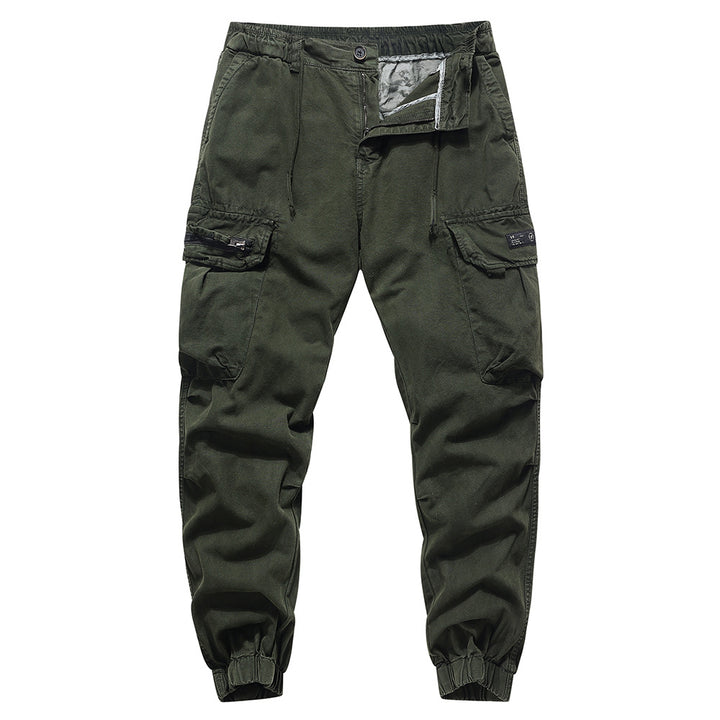Herren Cargo-Hose mit elastischem Bund und mehreren praktischen Taschen Aliams