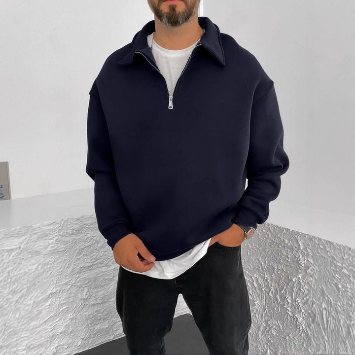 Herren Sweatshirt mit Stehkragen Aliams