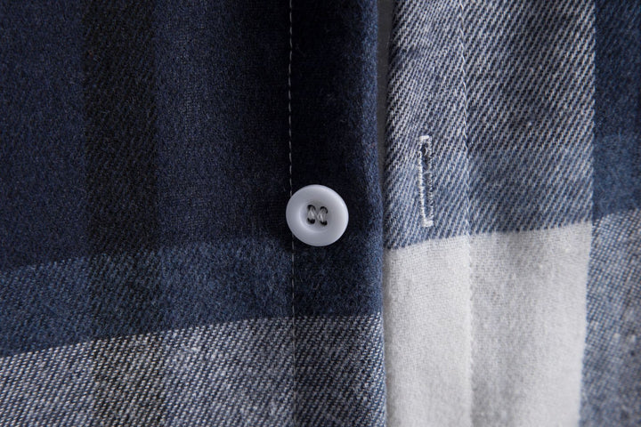 Herren Karo-Hemd mit Kapuze und praktischem Schnitt Aliams