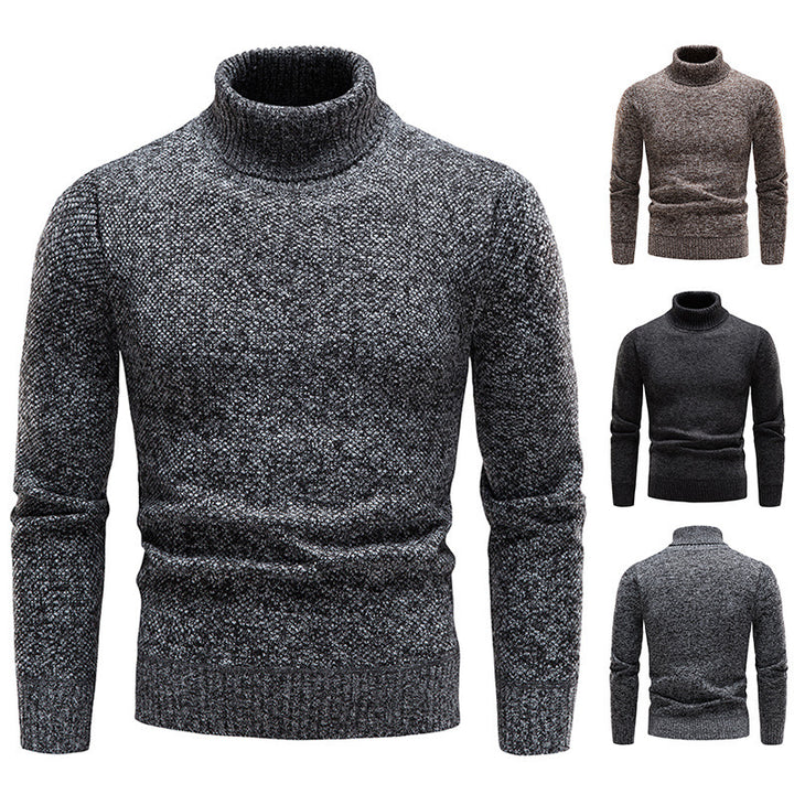 Herren Rollkragenpullover aus weicher Strickware Aliams