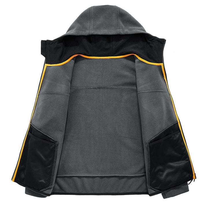 Herren Fleecejacke mit ergonomischer Passform und praktischen Reißverschlusstaschen Aliams