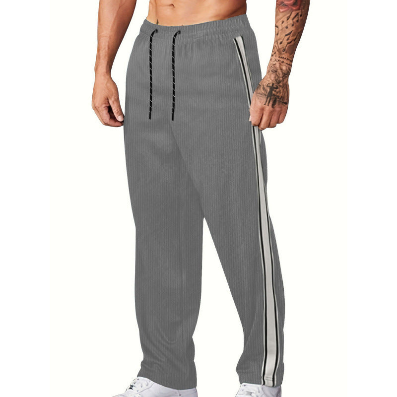 Herren Sportliche Freizeithose mit seitlichen Streifen Aliams