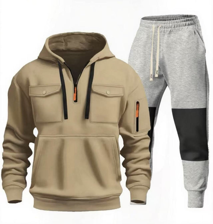 Herren funktionaler Sweatshirt- und Jogginghosen-Set Aliams