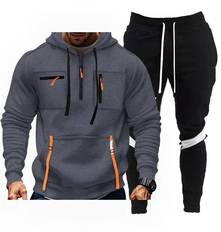 Herren sportliches Hoodie- und Jogginghosen-Set Aliams