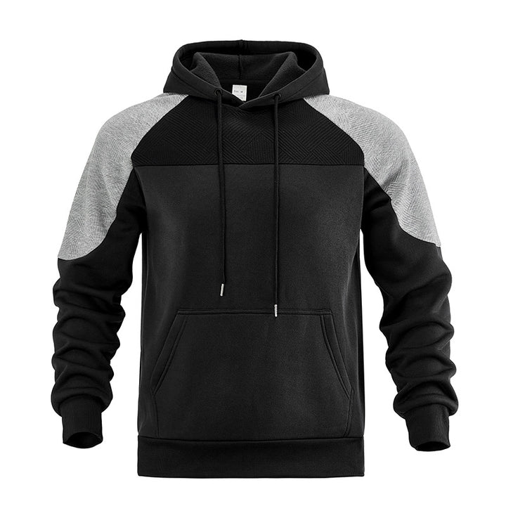 Herren sportlicher Hoodie mit strukturiertem Design und praktischen Taschen Aliams