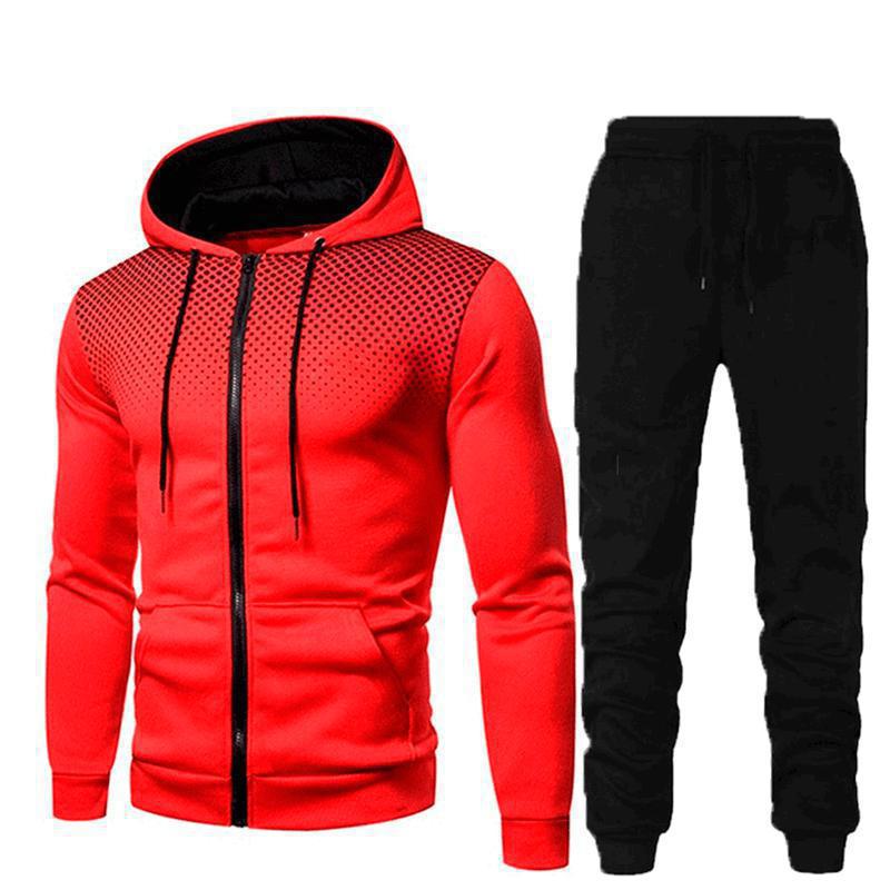 Herren Kapuzenjacke und Jogginghose Set Aliams