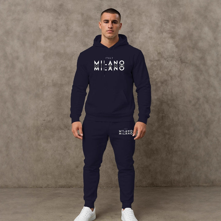Herren Sportliches Hoodie- und Jogginghosen-Set Aliams