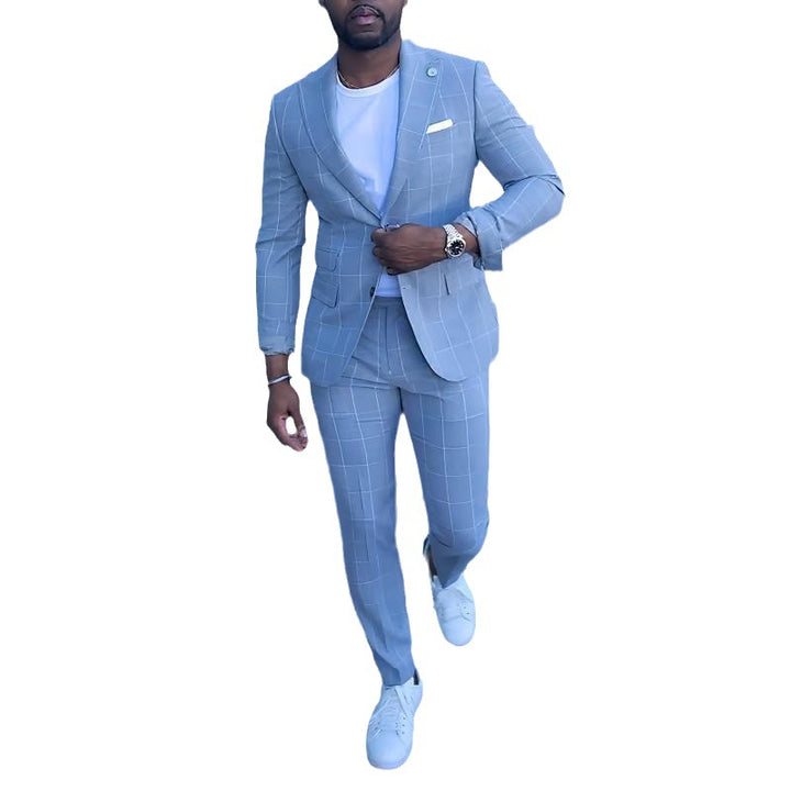 Herren eleganter Anzug mit Farbverlauf Aliams