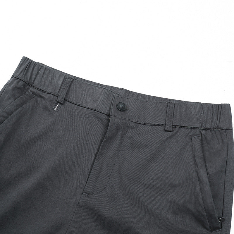 Herren bequeme Chinos mit elastischem Bund und praktischen Taschen Aliams