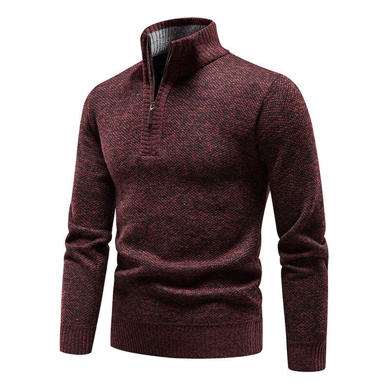 Herren Stehkragen Pullover aus hochwertigen Baumwollmix Aliams