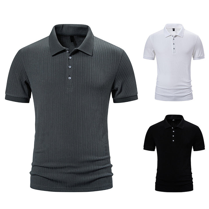Herren hochwertiges Poloshirt mit moderner Struktur Aliams