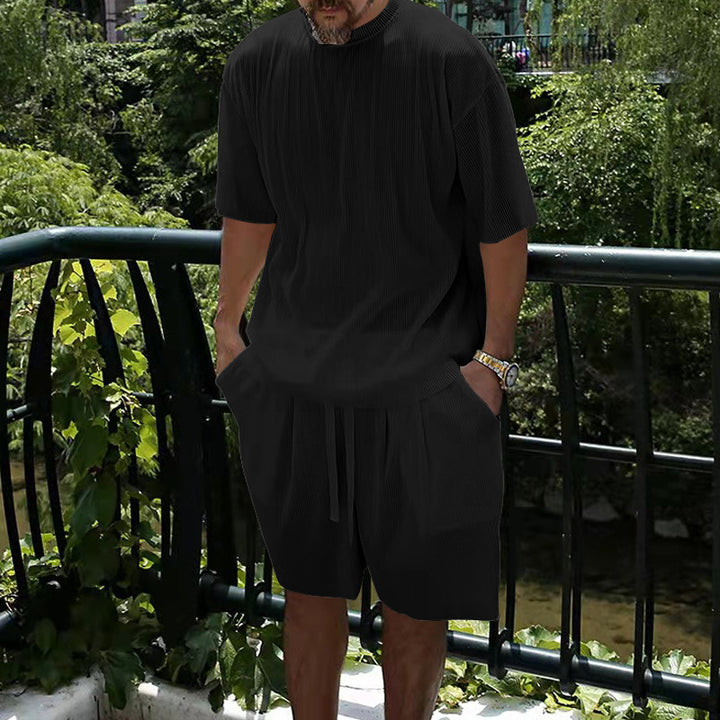 Herren Freizeit Shorts mit luftiger Passform und hochwertiger Struktur Aliams