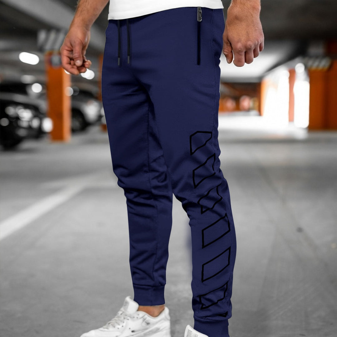 Herren Sportliche Jogginghose mit modernem Design und Seitentaschen Aliams